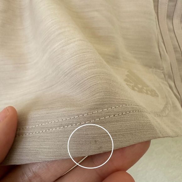 NWT ADIDAS Womens 3-Stripe Aeroready Pacer Woven Shorts in Taupe - Picture 4 of 14